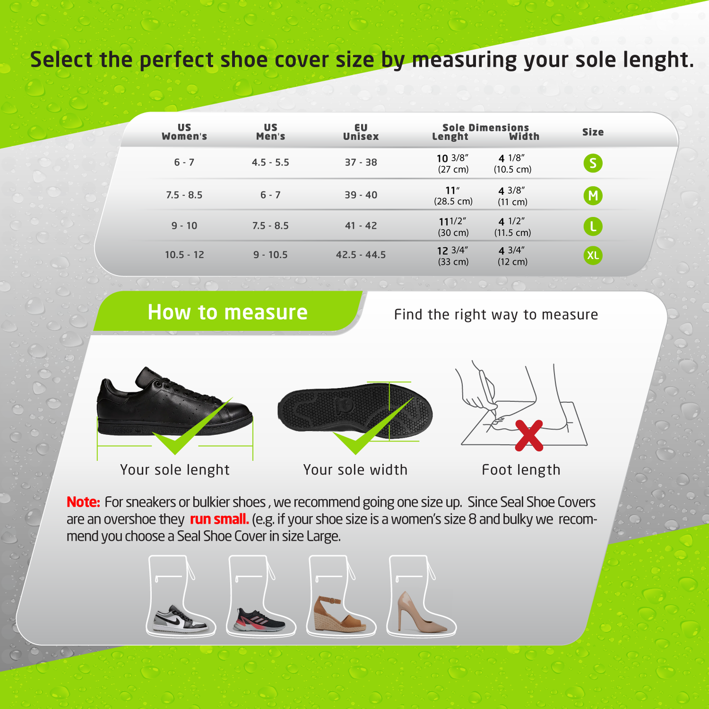 Seal Shoe Covers negros