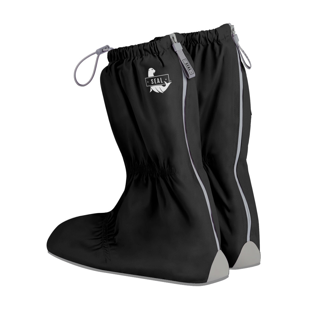Reusable Waterproof Shoe Cover - Black/Gray