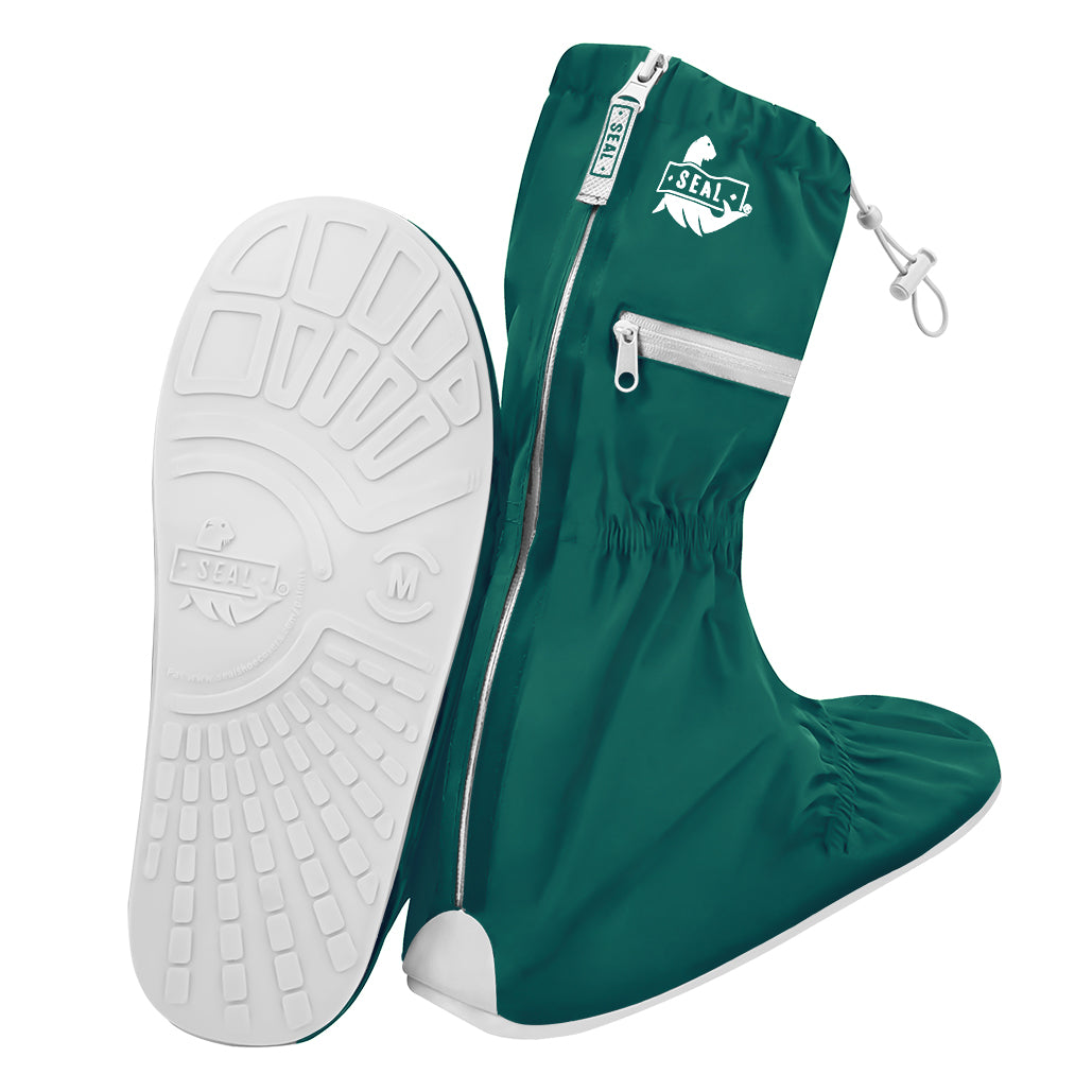 Reusable Waterproof Shoe Cover - Jade/Black