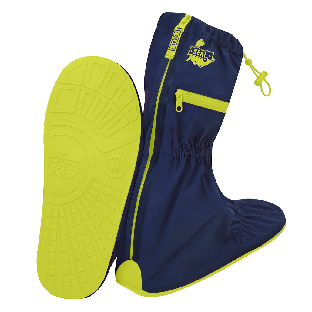 Reusable Waterproof Shoe Cover Navy