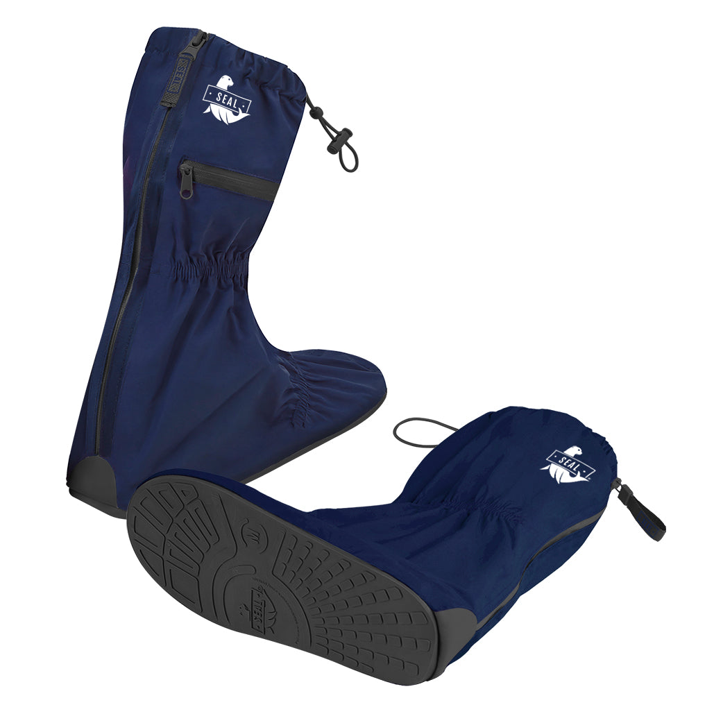 Reusable Waterproof Shoe Cover Navy