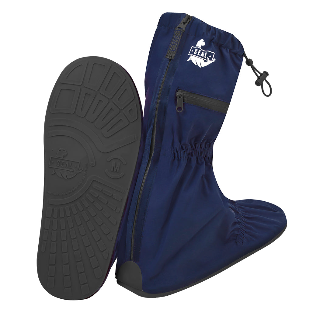 Reusable Waterproof Shoe Cover Navy