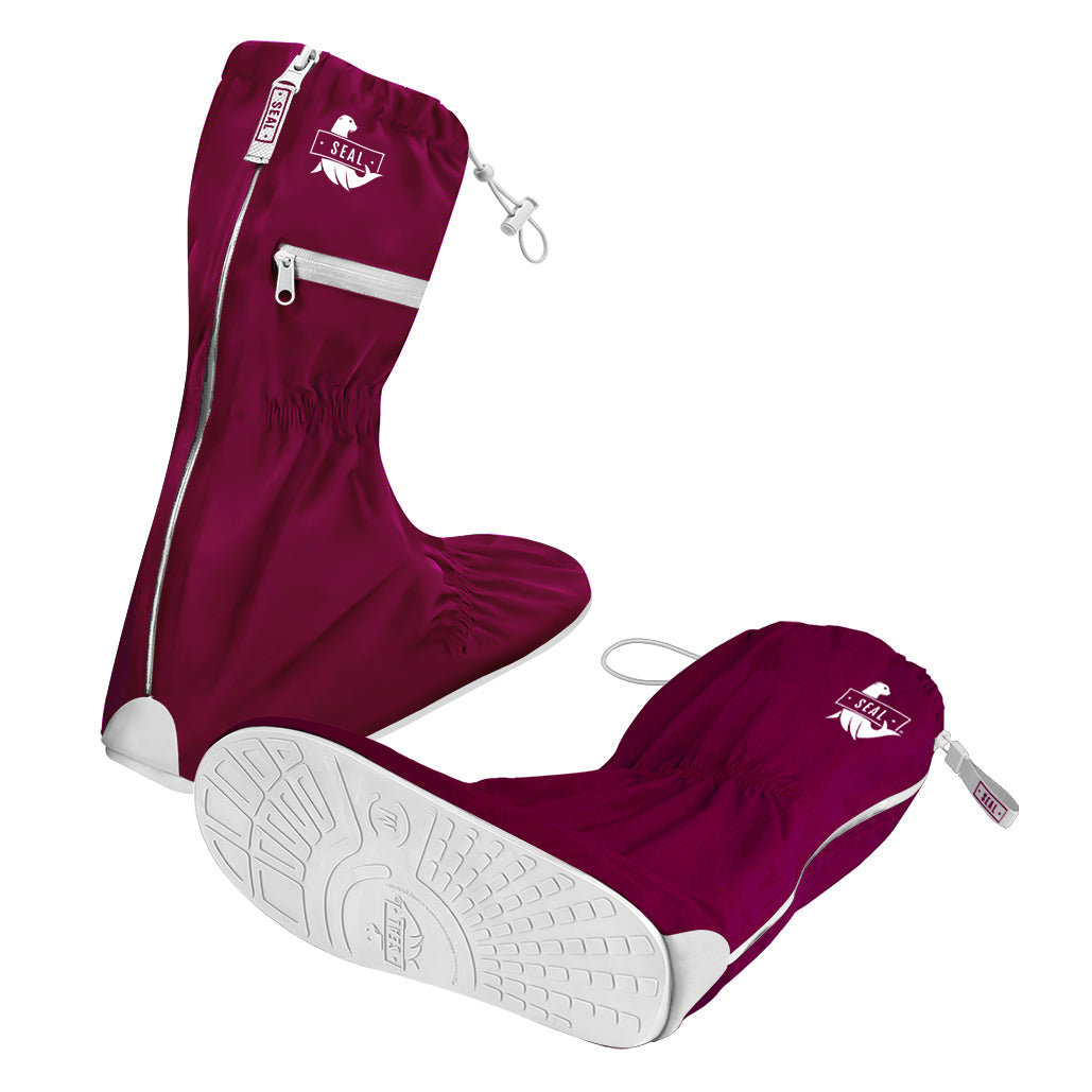 Reusable Waterproof Shoe Cover Plum