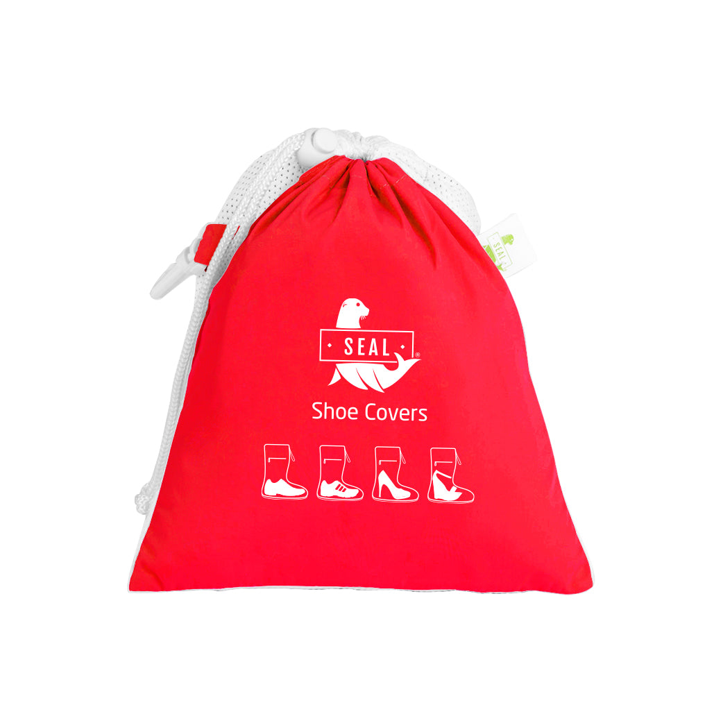 Reusable Waterproof Shoe Cover Red