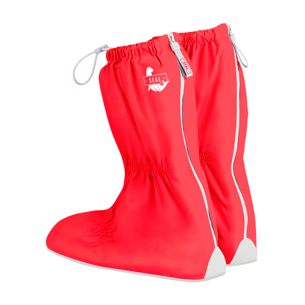 Reusable Waterproof Shoe Cover Red