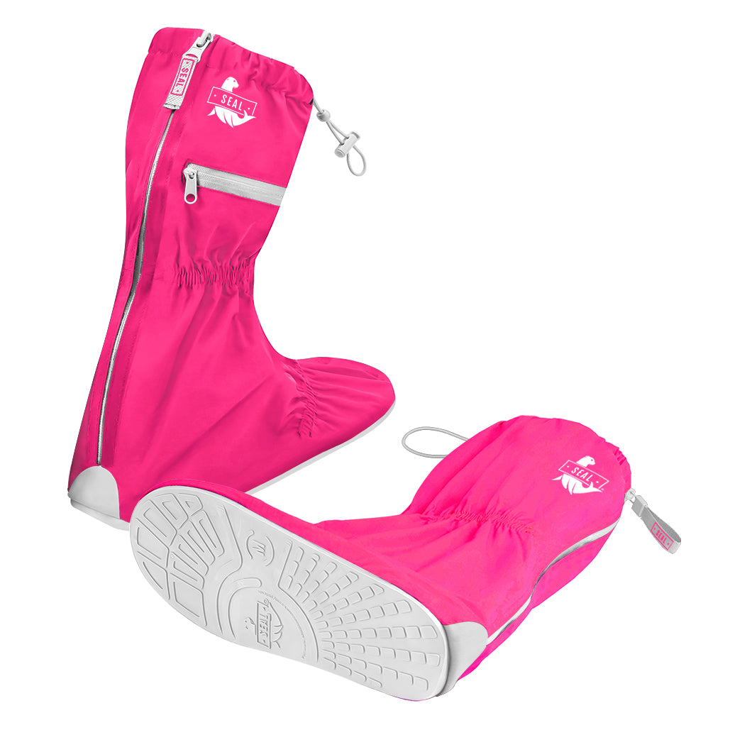 Reusable Waterproof Shoe Cover Fuchsia
