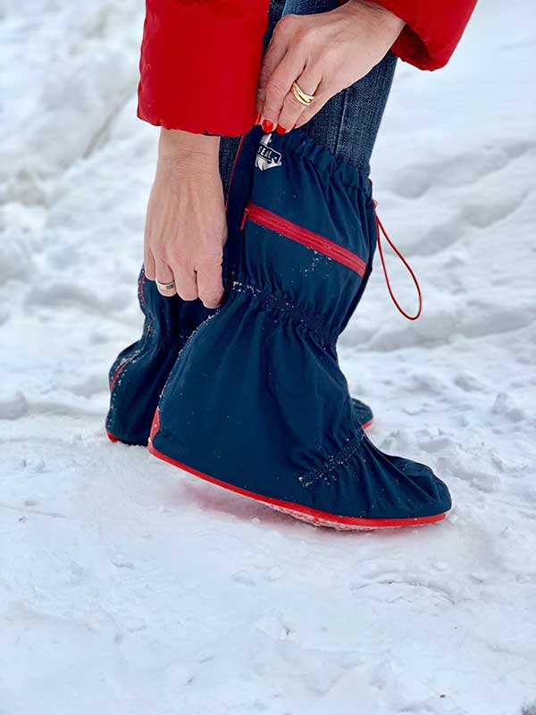 Reusable Waterproof Shoe Cover Navy