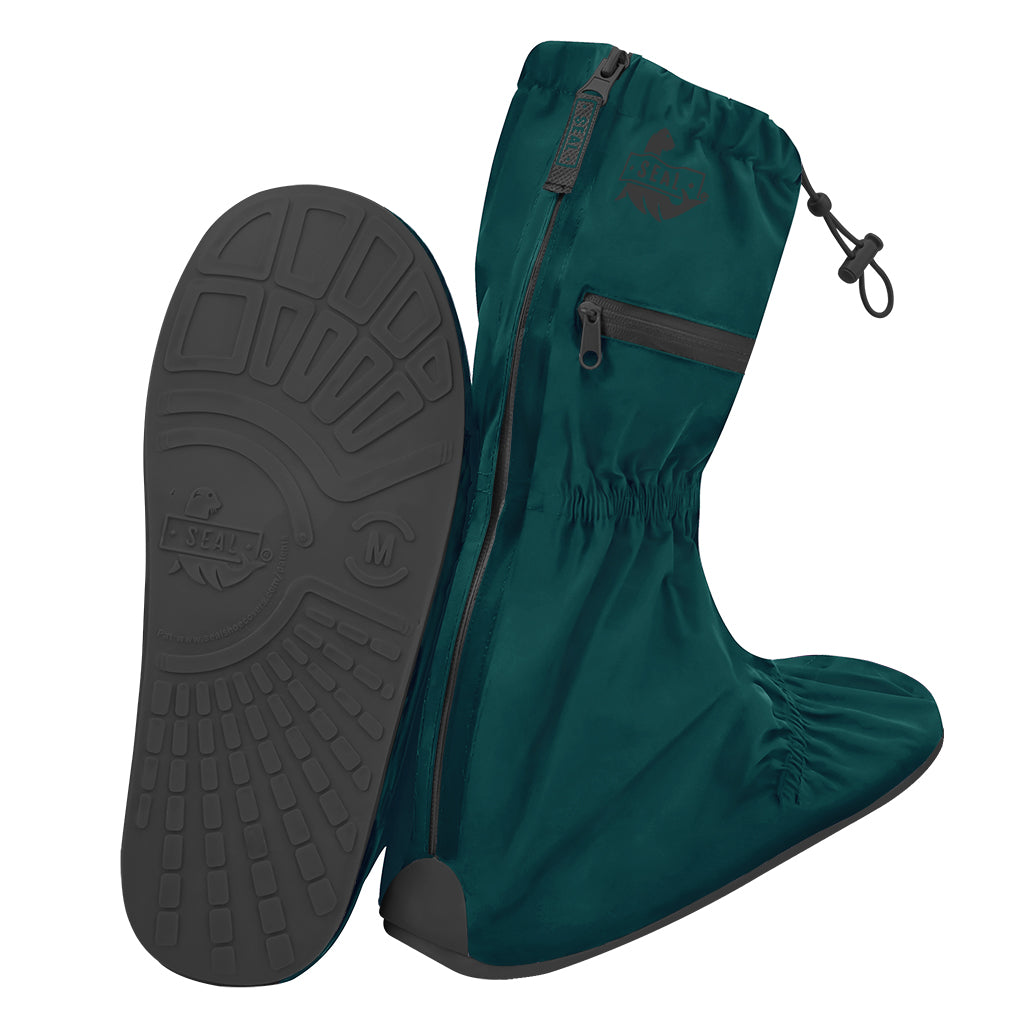 Reusable Waterproof Shoe Cover Teal