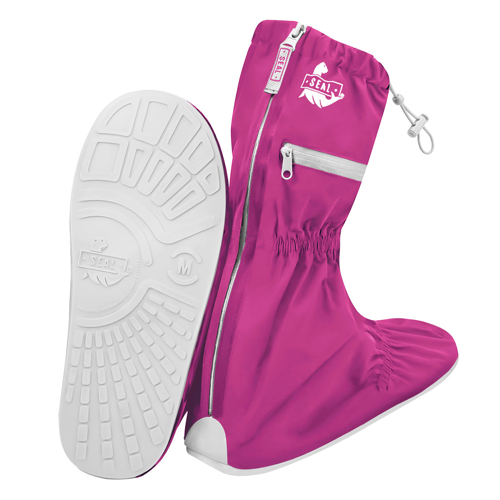 Reusable Waterproof Shoe Cover - Lilac/White