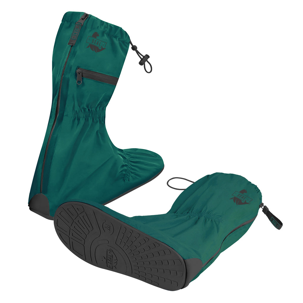 Reusable Waterproof Shoe Cover - Jade/Black