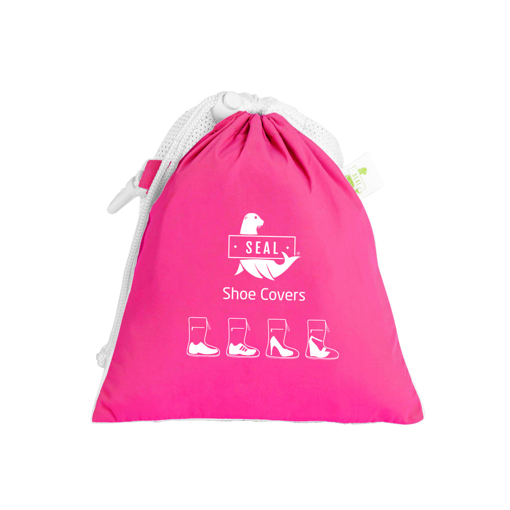 Reusable Waterproof Shoe Cover - Lilac/White