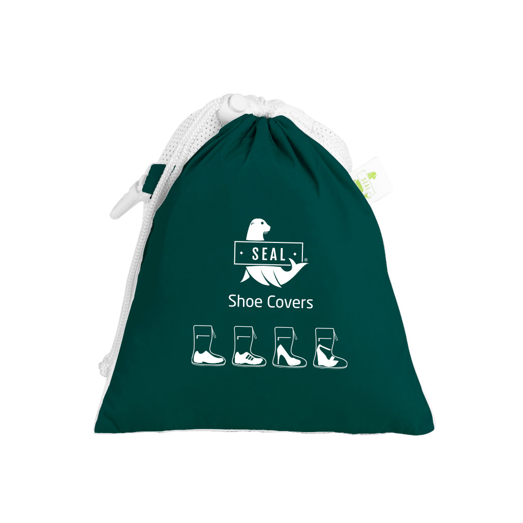 Reusable Waterproof Shoe Cover - Teal/White