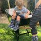 Reusable Waterproof Shoe Cover - Kids Camo Green